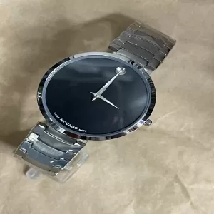 MOVADO Watch Silver Big size