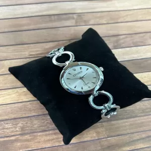 Silver Womens Fashion Silver Citizen Brand Casual Luxury Watch