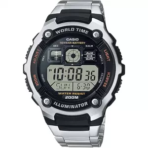 Generic WORLD Time Silver Watch