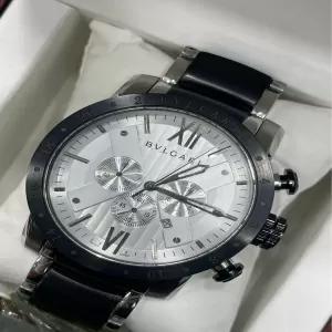 Generic Two Tone Men Wrist Watch