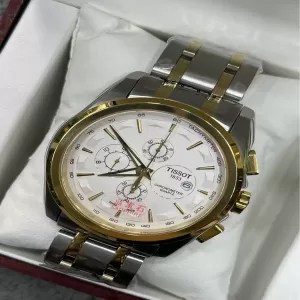 Generic Two Tone Men Wrist Watch