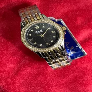 OMAX Two Tone Ladies Watch