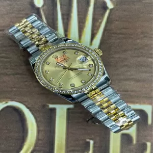 TWOTONE Automatic Stainless Steel Rolex Watch