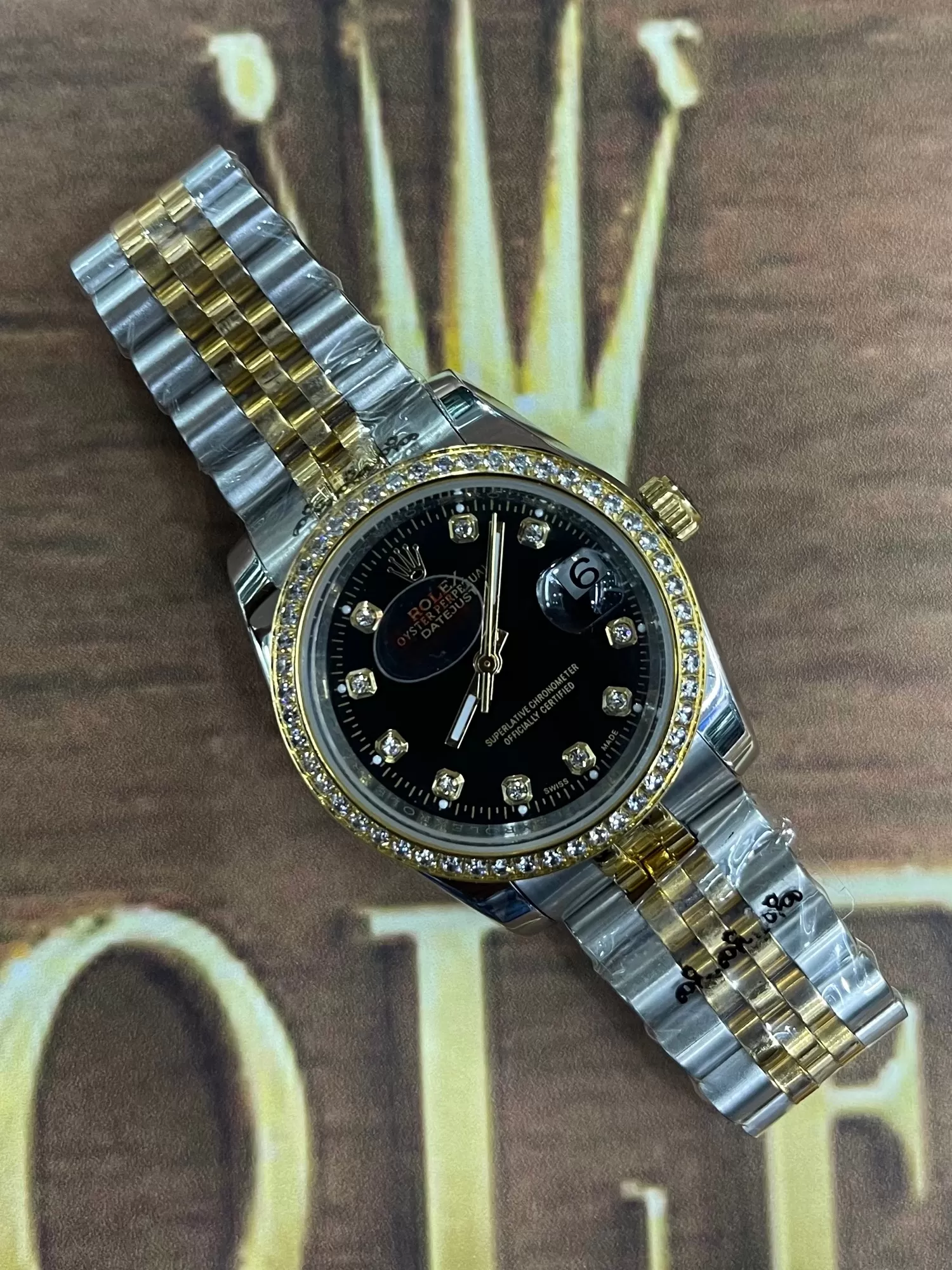 Two Tone Automatic Stainless Steel Rolex Watch