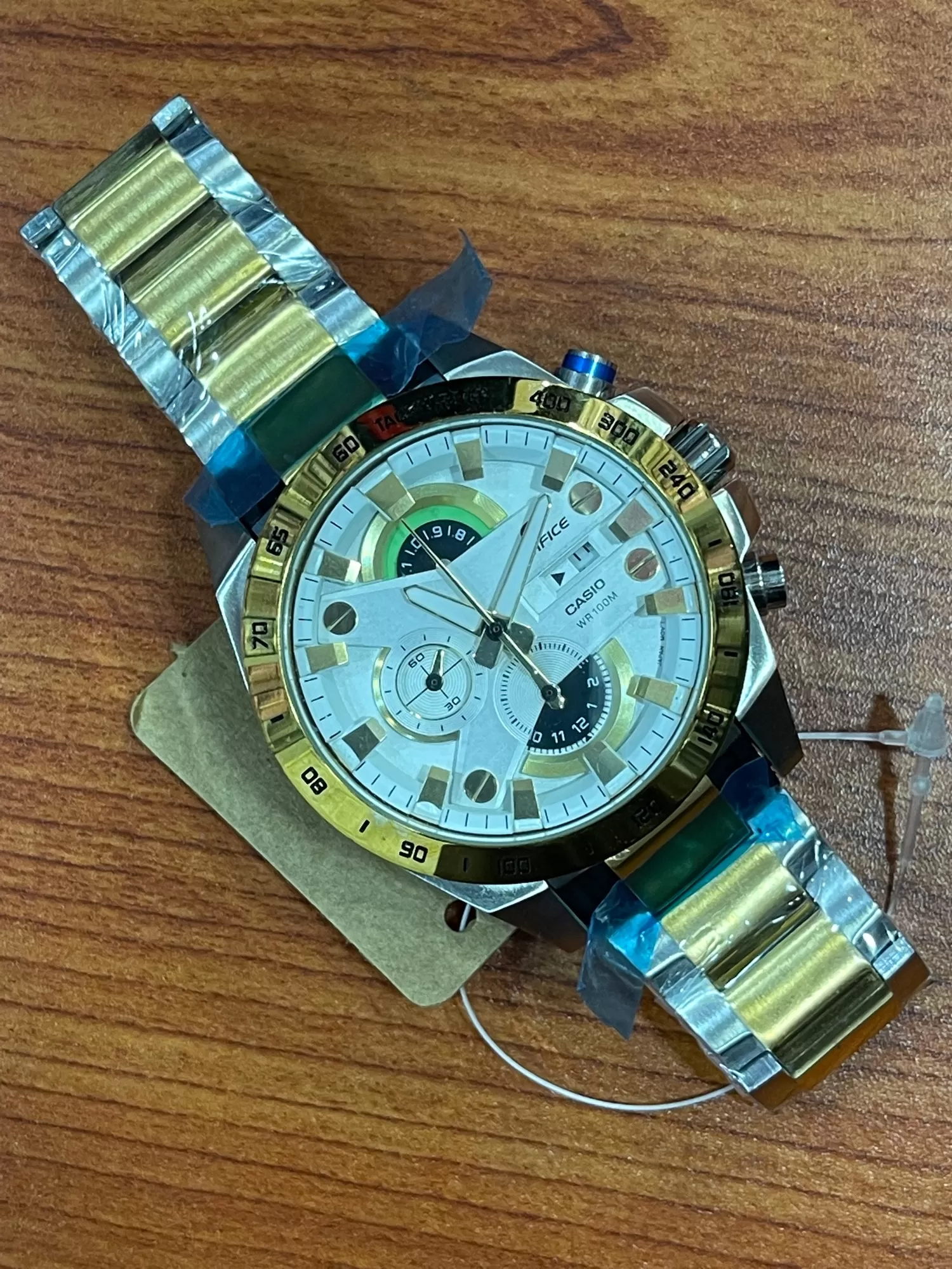 CASIO EDIFICE Two Tone Watch