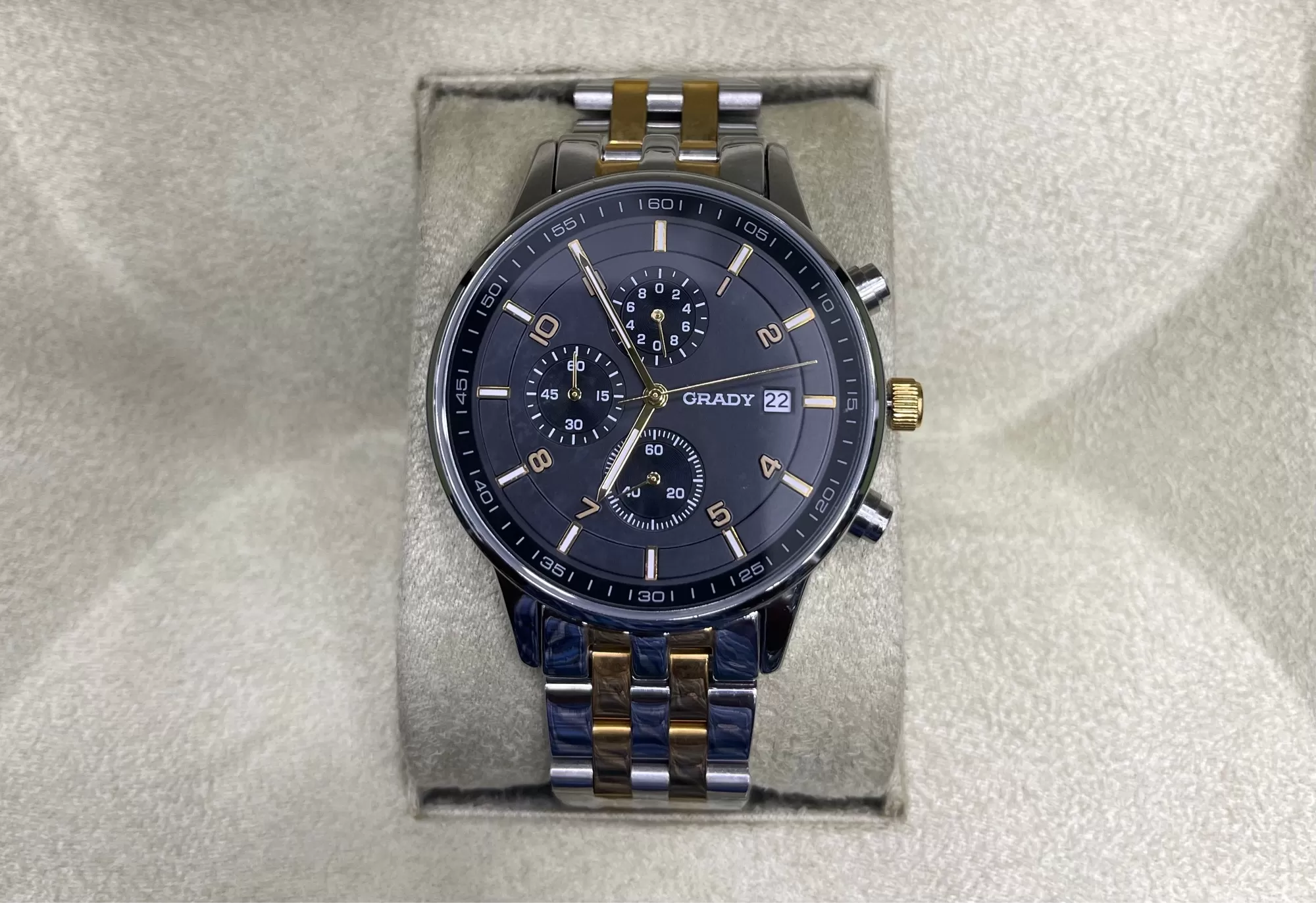 Generic Two Tone Men Business Casual Watch