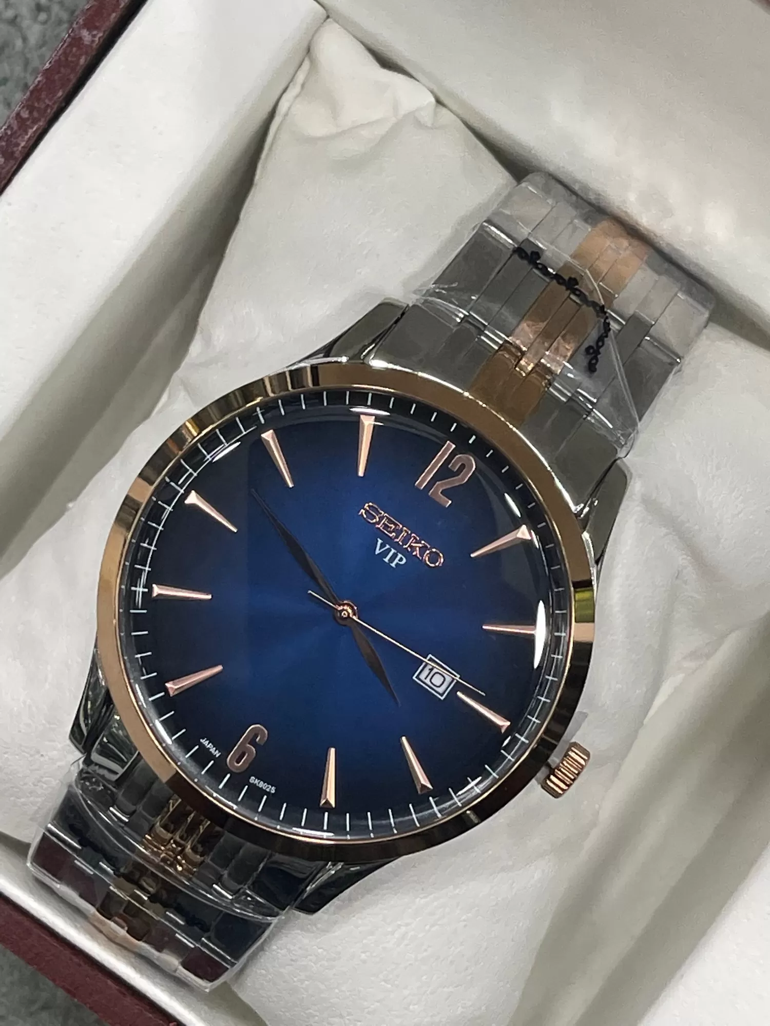 Two Tone Men Wrist Watch