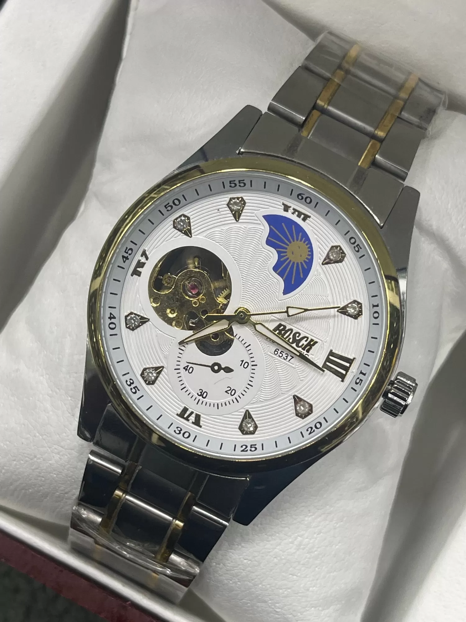 Generic Two Tone Mens Business Watch