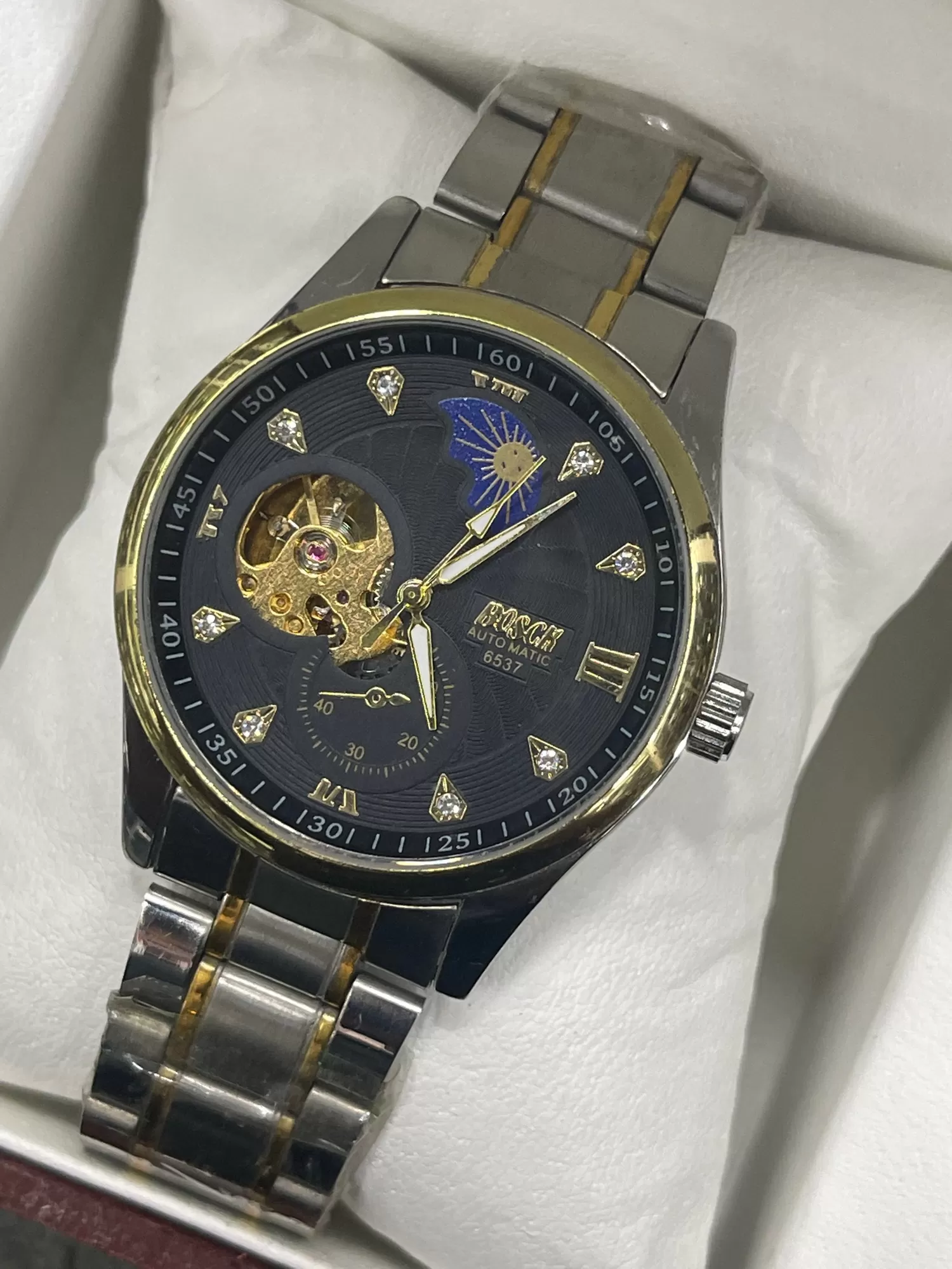 Generic Two Tone Mens Business Watch