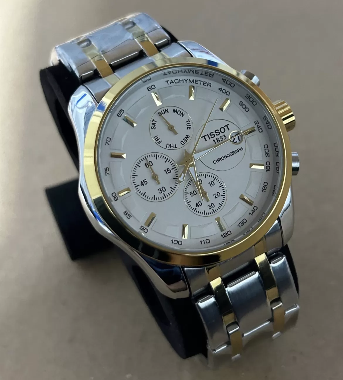 Generic Two Tone Mens Casual Watch