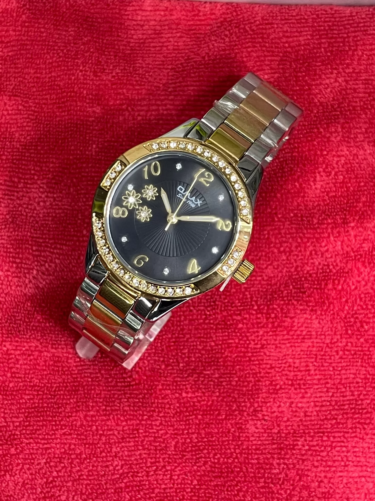 OMAX Two Tone Ladies Watch