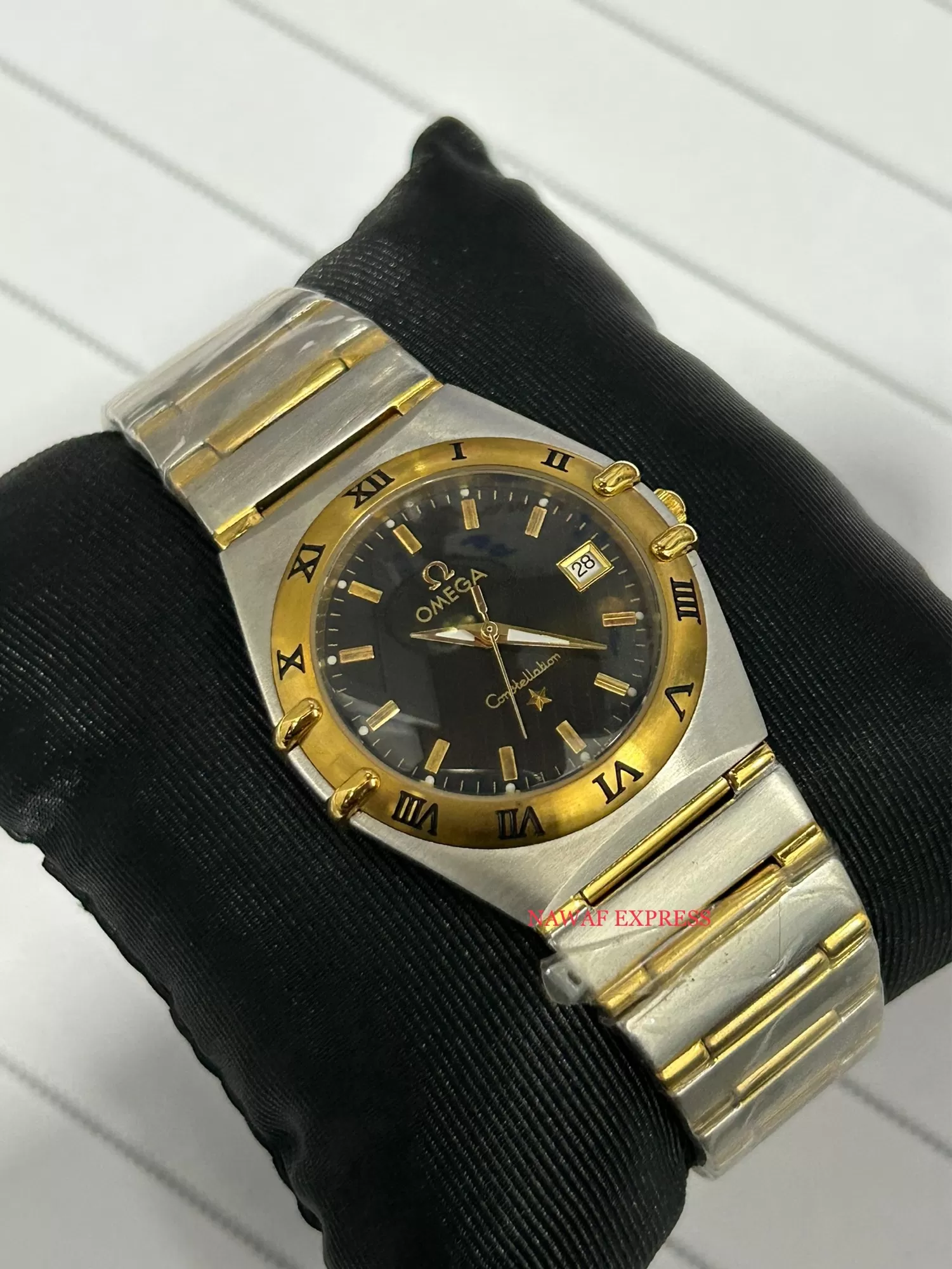 Omega Two Tone Mens Casual Watch