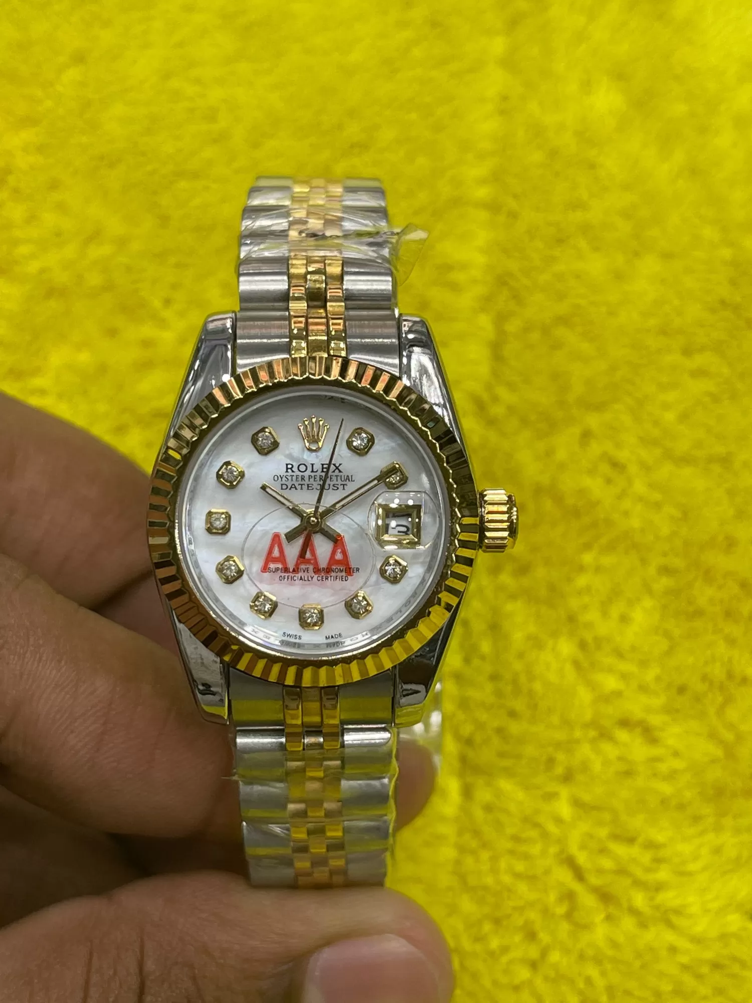 Two Tone Rolex Ladies Watch