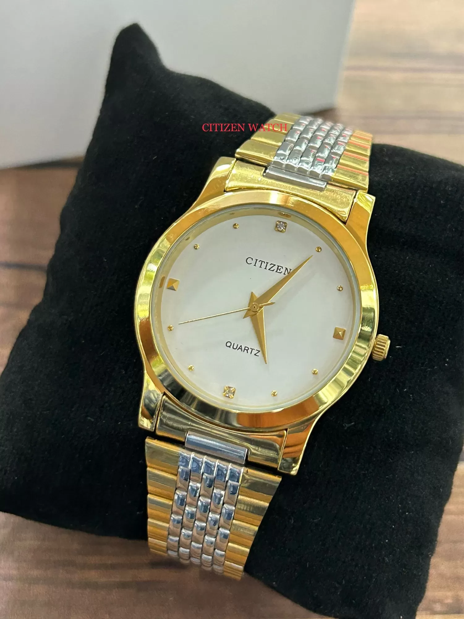Twotone Mens Fashion CitizenCasual Luxury Watch