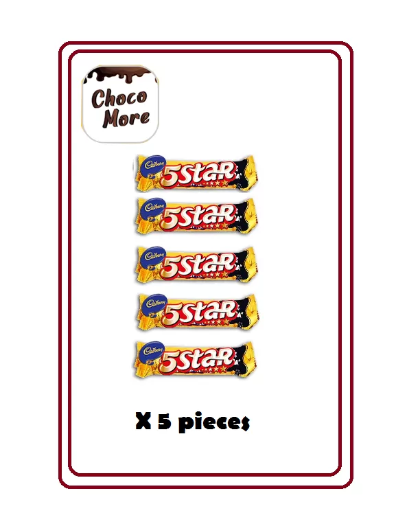 5Five Star Chocolate 10.1g x 5 Pieces Combo Pack