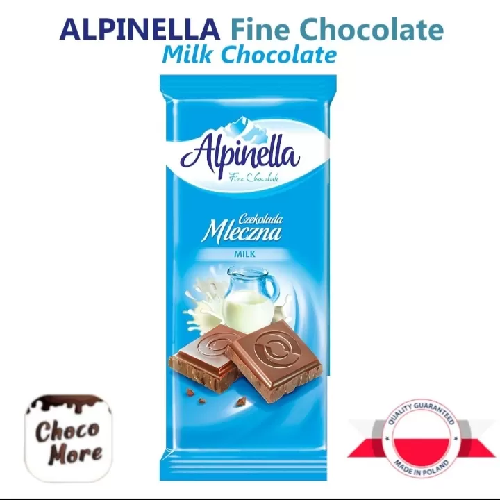 Alpinella Fine Milk Chocolate 100g