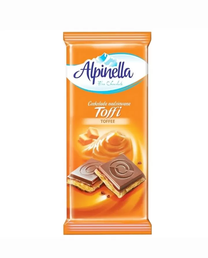 Alpinella Fine Toffee Milk Chocolate 100g - image 2