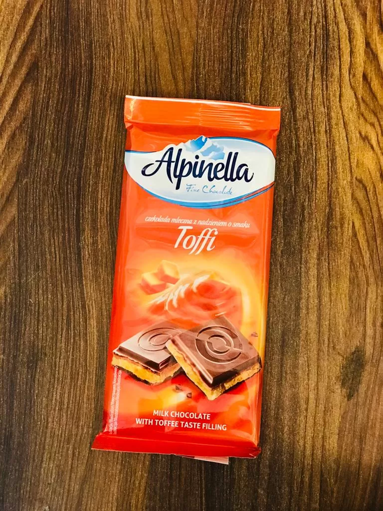 Alpinella Fine Toffee Milk Chocolate 100g - image 3
