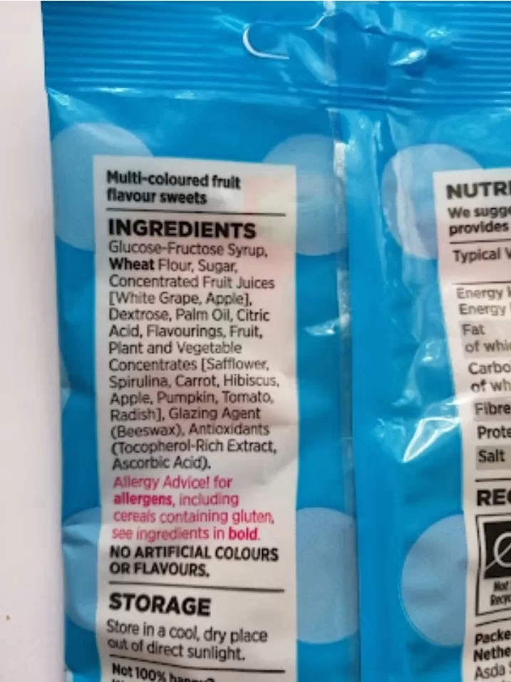 ASDA Rainbow Laces Gummy Candy - 40g UK Imported - image 2