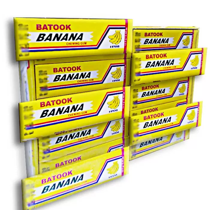 Batook Banana Chewing Gum 12.5g x10Pcs - image 2