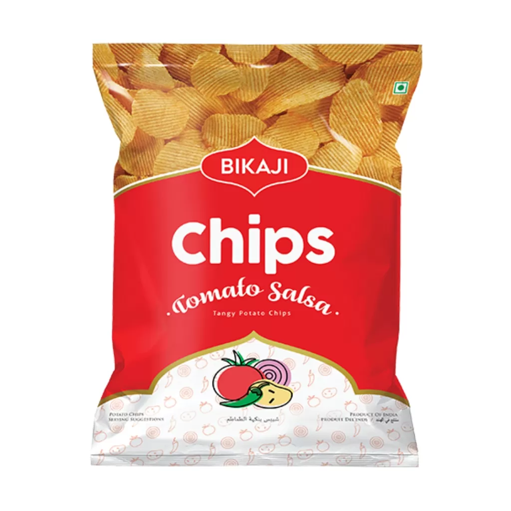 Bikaji Chips Tomato Salsa Potato Chips 35g x5Pcs - image 2