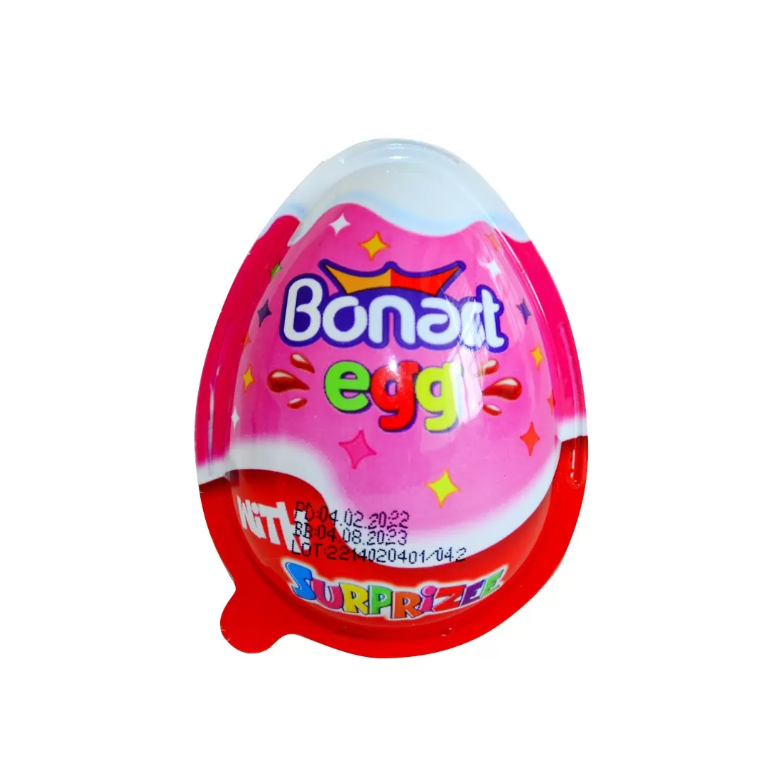 Bonart Chocolate Egg With Toy for Girls 25g