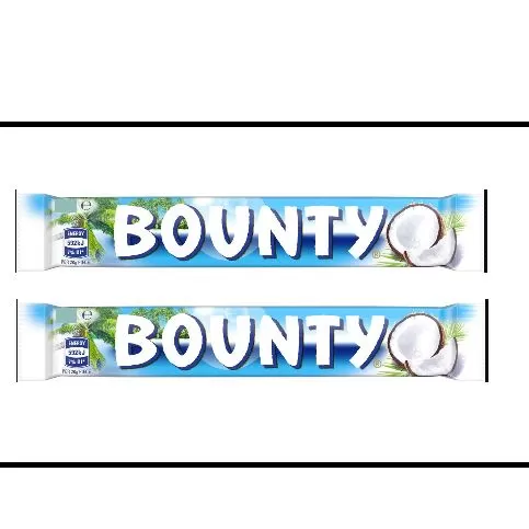 Bounty Milk Chocolate Bars 57g Dual Pack