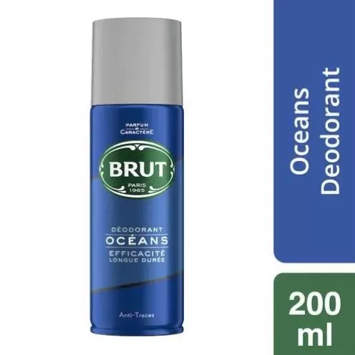 Brut Oceans Deodorant Long Lasting Fresh Aquatic