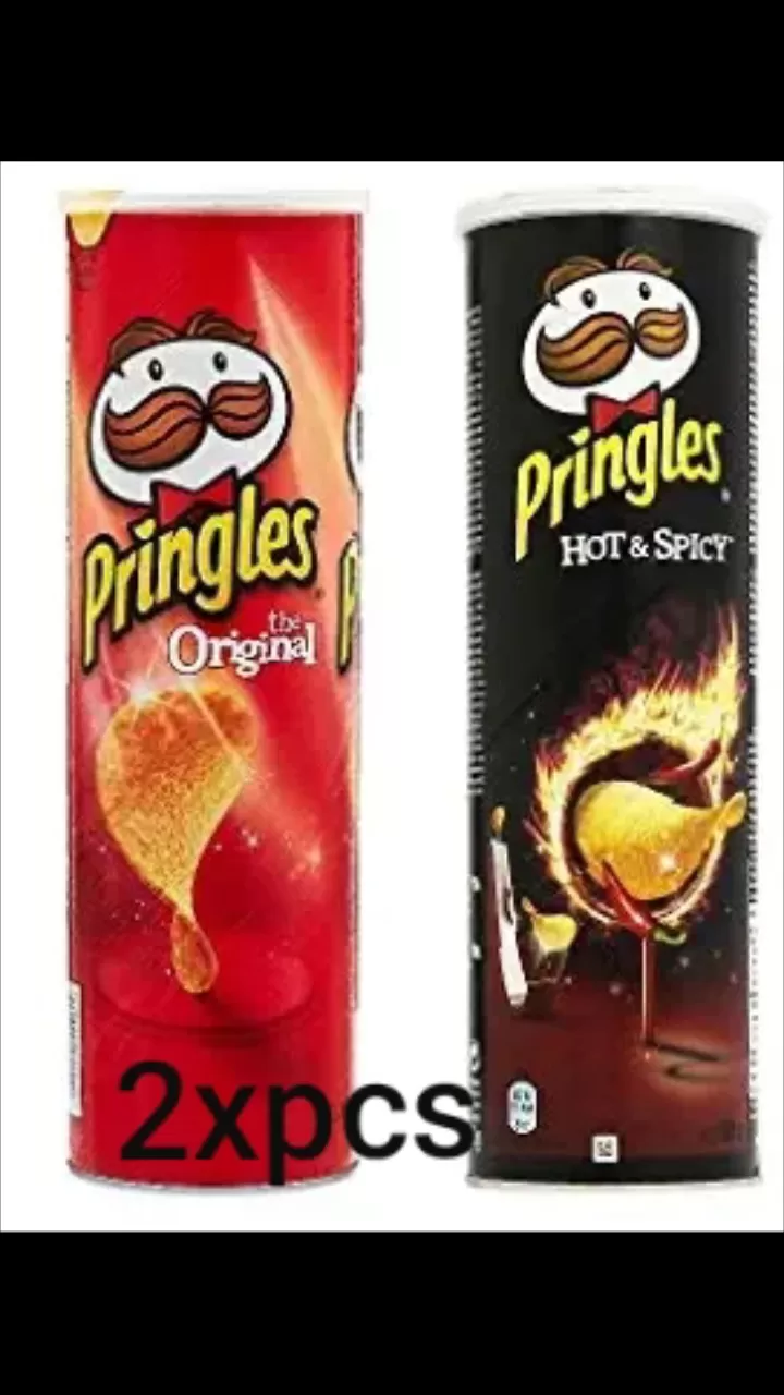 Pringles Potato Chips Combo Original & Hot Spicy 165g