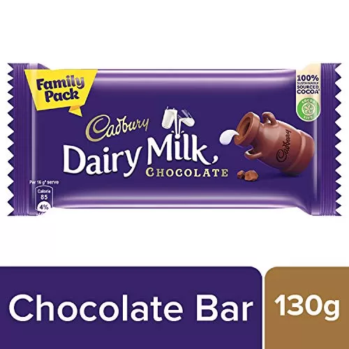 Cadbury Dairy Milk Chocolate Bar Pouch 130g