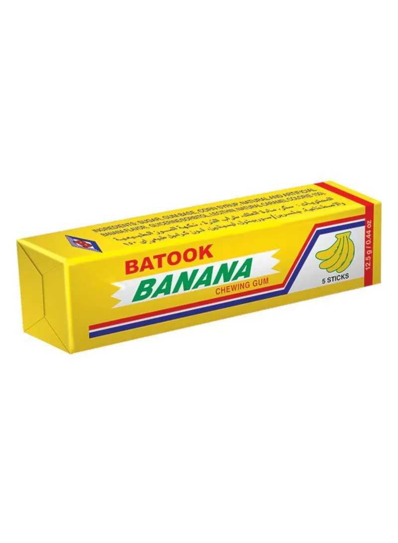 Batook Chewing Gum Banana 20Pcs Pack - image 2