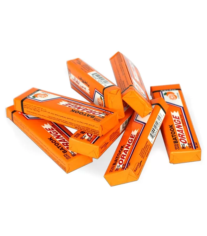 Batook Orange Gum 5 Sticks 12.5g x 10Pcs - image 2