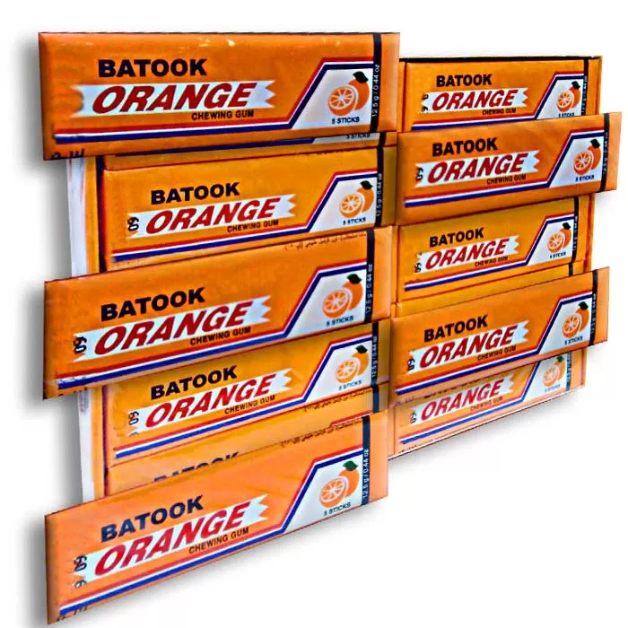 Batook Orange Gum 5 Sticks 12.5g x 10Pcs - image 3