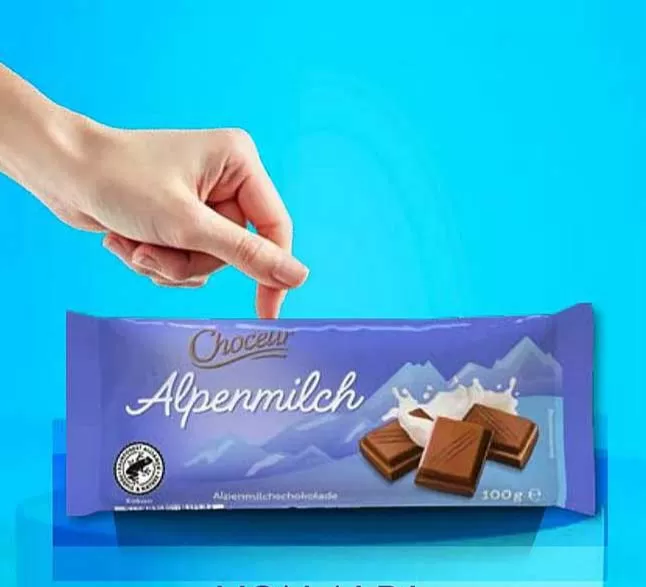 CHOCEUR Cream Alpine Milk Chocolate 100g - image 2