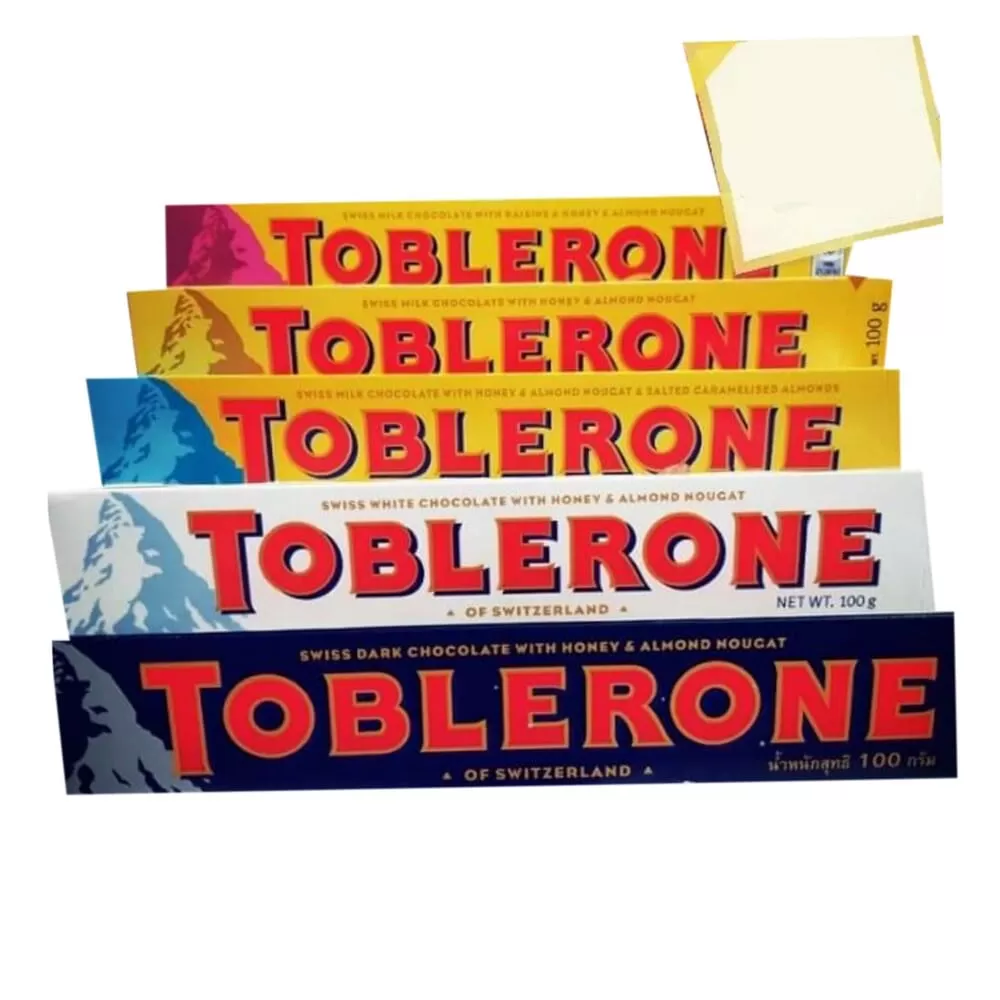 Toblerone Chocolate Bars 100g 5pcs