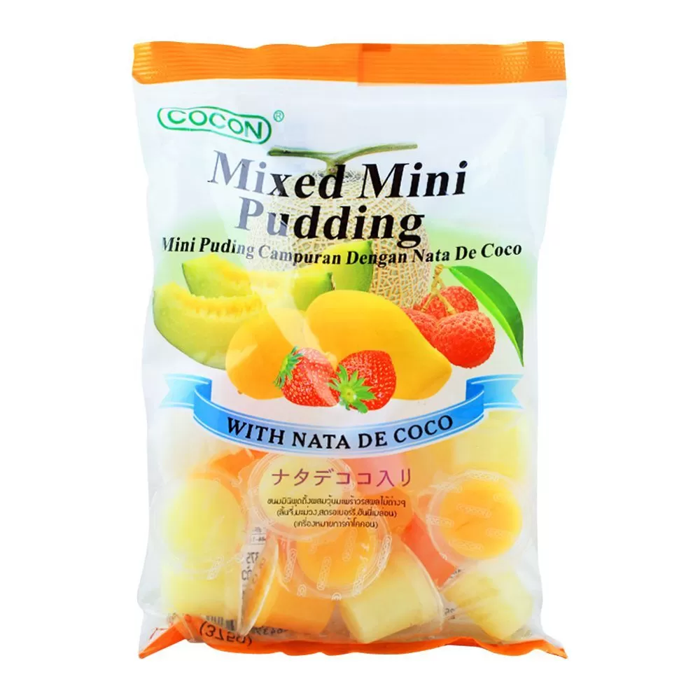 Cocon Mixed Mini Pudding 25 Pieces With Nata De Coco - image 2