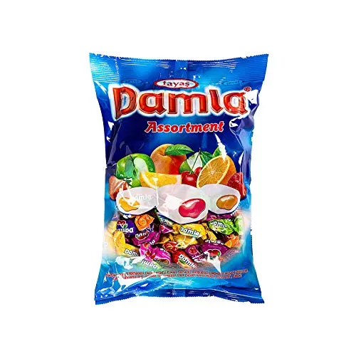 Damla Assortment Fruit Candy Chewy Toffees Super Fruity Flavors