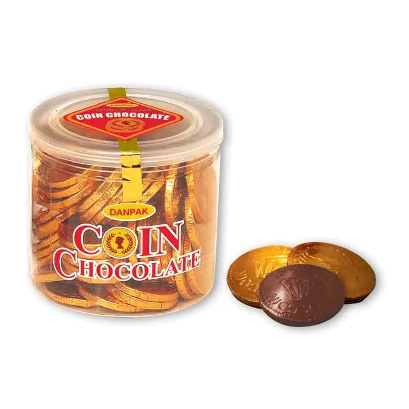 Danpak Gold Coin Chocolate Box 50Pcs