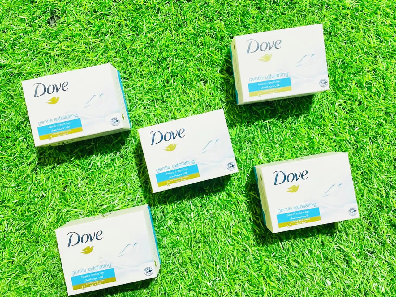 Dove Gentle Exfoliating Beauty Bar Soap 100g Bundle (5pcs)