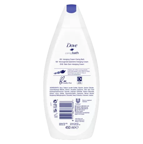 Dove Indulging Cream Bath Soak 450ML Soft Skin - image 2