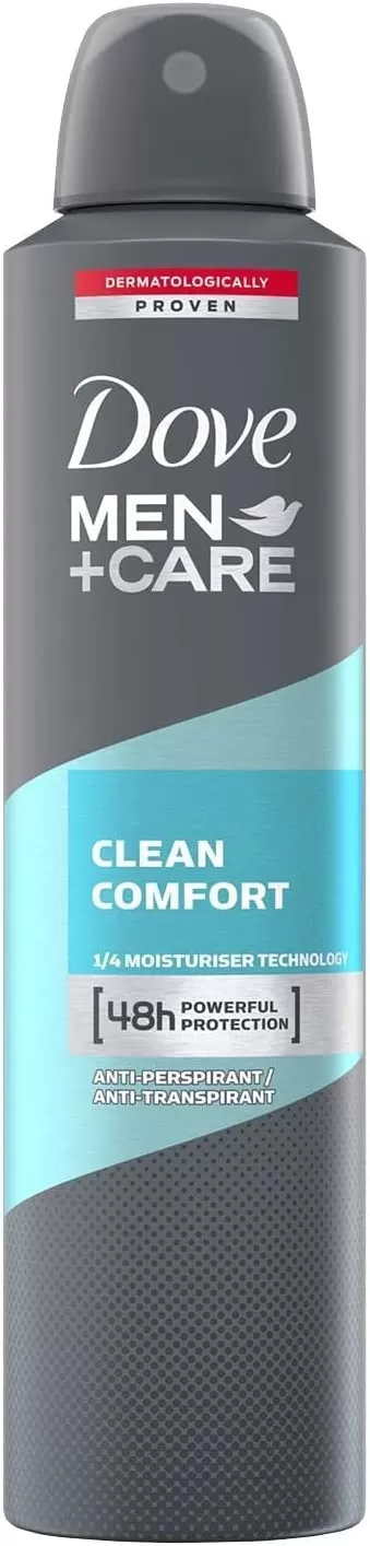 DOVE MEN + CARE Clean Comfort Deodorant 250ml - image 2