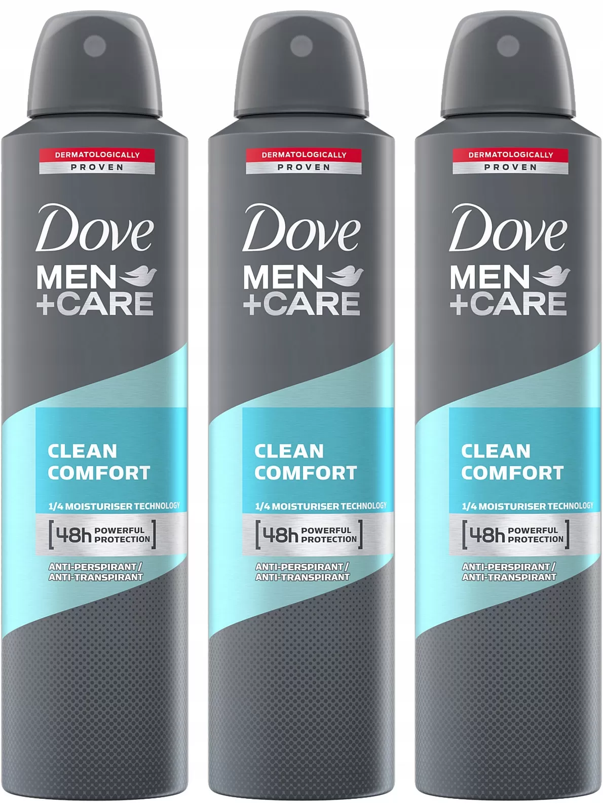 DOVE MEN + CARE Clean Comfort Deodorant 250ml - image 3