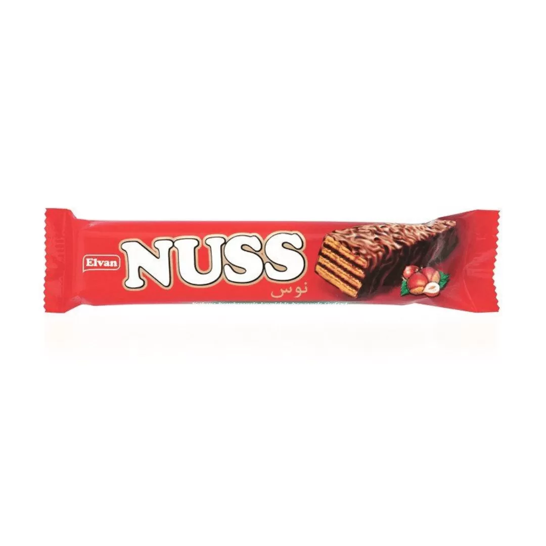 Elvan Nuss Milky Compound Chocolate Hazelnut Wafer