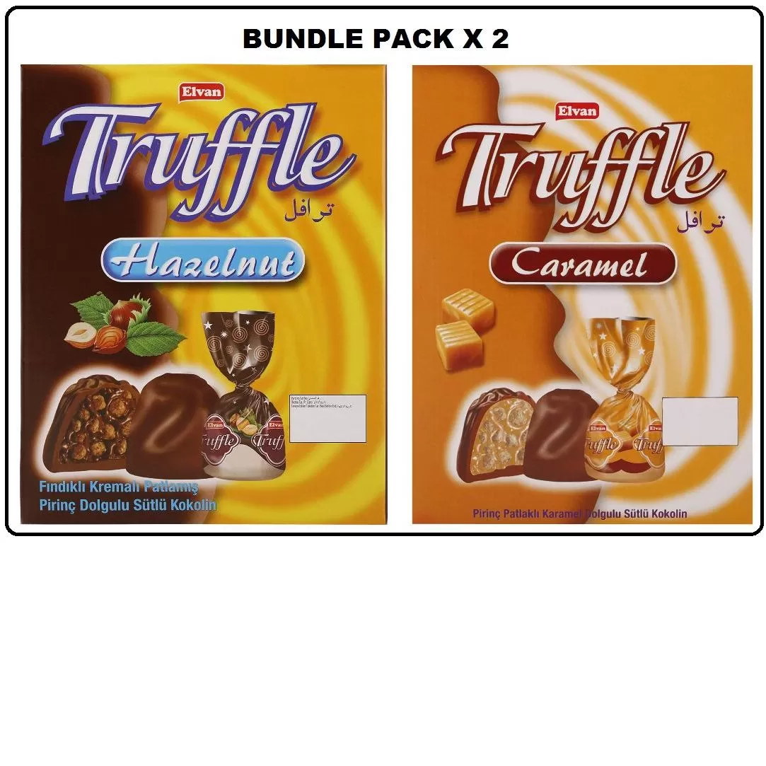 Elvan Truffle Hazelnut Caramel Milky Compound Chocolate