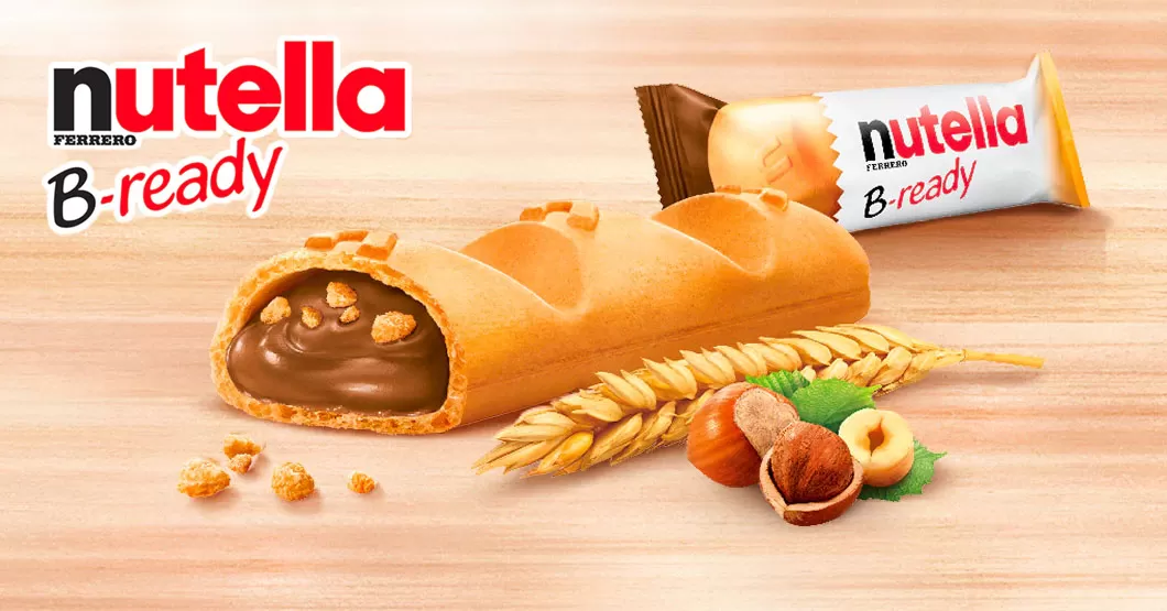 Ferrero Nutella B-Ready Hazelnut Bar 22g - image 1