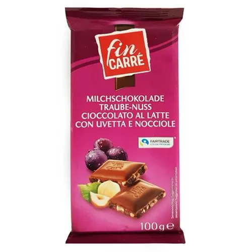 Fin Carre Milk Chocolate Fruit and Nut 100g