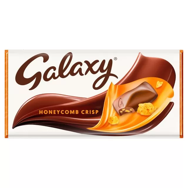 Galaxy Honeycomb Crisp Chocolate Bar 114g - image 3