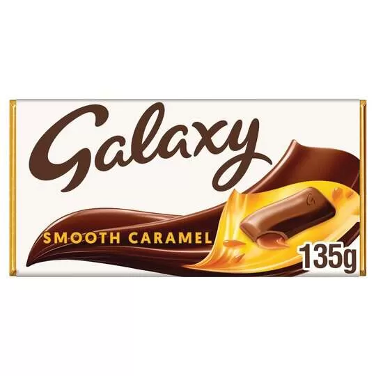 Galaxy Smooth Caramel Chocolate Bar, 135g