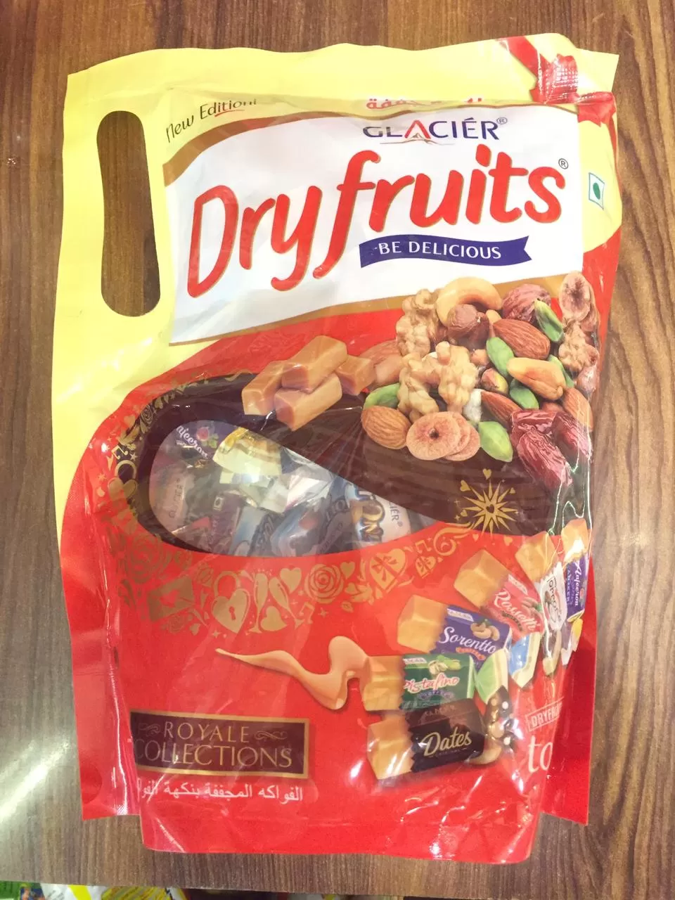 Glacier Dry Fruits Flavoured Toffees 650g x 100Pcs