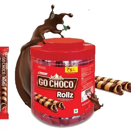 Go Choco Rollz Crunchy Silky Chocolate Roll